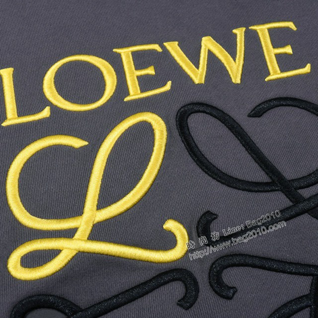 Loewe專櫃羅意威2023FW新款刺繡衛衣 男女同款 tzy3005